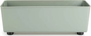 Truhlík s nožičkami Salvia 37,5x17 cm šedo-zelený