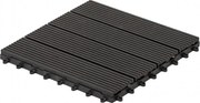 WPC dlaždice LEGI BASE 30 x 30 cm, čierna