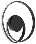 Redo 01-4356 - LED stmievateľné nástenné svietidlo TORSION LED/30W/230V čierne