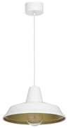 Luminex Luster na lanku CLASS 1xE27/15W/230V biela LU4031