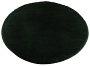 ROUTNER Kúpeľňová predložka COTTON Tmavozelená 20107 - Tmavozelená / Kruh Ø 90 cm 20107