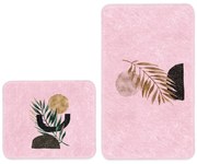 Ružové kúpeľňové predložky v súprave 2 ks 60x100 cm – Mila Home