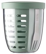 Mepal Desiatový box so sitkom na ovocie Ellipse Nordic Sage 600 ml
