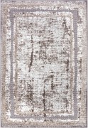 Kusový koberec Shine 105920 Classic White Cream Silver, 57x90, hnedá, obývacia izba, Hanse Home