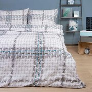 BAVLNENÉ OBLIEČKY COTTONLOVE 160X200 CM, 2KS 70X80 CM VZOROVANÉ