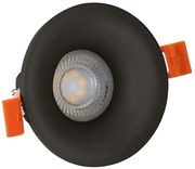 Podhľadové svietidlo FIALE 1xGU10/35W/230V okrúhly čierna