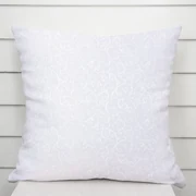 Biante Dekoračná obliečka na vankúš TF-078 Ornamenty - studená biela 30 x 50 cm