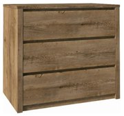 Komoda MONTANA K3S, dub Lefkas