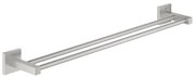 GROHE 41104DC0 - Dvojitý držiak na uteráky QUICKFIX START CUBE 654 mm nerezová oceľ