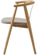Jedálenská stolička Unique Furniture RELATE hnedá drevo 49560002