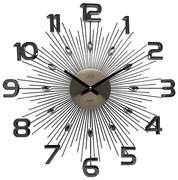 Nástenné hodiny JVD HT108.3 – elegantné dekoratívne kovové hodiny 49 cm