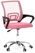 Autronic KA-L103 PINK Kancelárska stolička