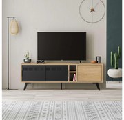 TV stolík/skrinka Lalia (dub zafírový). Akcia -18%. Vlastná spoľahlivá doprava až k Vám domov. 1107962