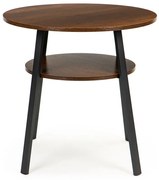 Konferenčný stolík LOFT – kovová konštrukcia, drevený dekor