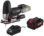 Parkside Performance® Aku priamočiara píla Psspa 20-Li E3 + Akumulátor 20 V 4 Ah + Rýchlonabíjačka 20 V 4,5A (800011295)