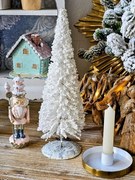 Ružová dekorácia socha Luskáčik s muffinkami - 5*5*16 cm