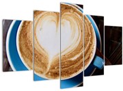 Obraz - Latte Art (150x105 cm)