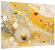 Obraz - Abstraktné pozadia so zlatým dekorom (70x50 cm)