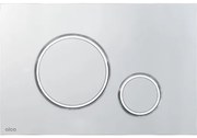Ovládacie tlačidlo Alca plast chróm mat M772