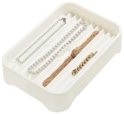 Biely organizér na šperky iDesign Eco Bin, 28,12 x 19,23 cm