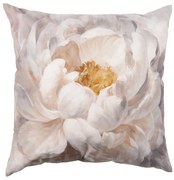 Obliečka na vankúš s kvetom Pivonky bielej - 45*45 cm