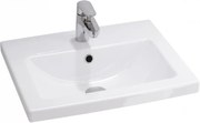 Cersanit K32-002-BOX - Zapustené umývadlo COMO 40x50 cm keramika/lesklé biele