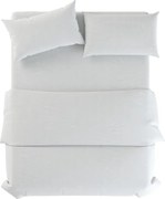 Biele ľanové obliečky na dvojlôžko 200x200 cm Blanco – Native Natural