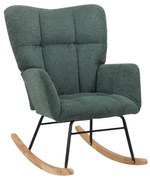 Zelené hojdacie kreslo Elza – Støraa