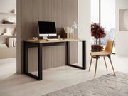 PISACÍ STÔL CASIMIR DUB ARTISAN + ČIERNY 135 cm