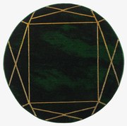 Koberec Diamond 1,6/1,6 A0077 zelená/zlatá
