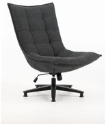 Tmavosivé kreslo Cave – Marckeric