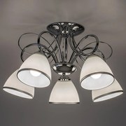 Brilagi - Prisadený luster FRED 5xE27/60W/230V, priemer 59 cm, lesklý chróm