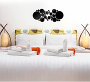 3D nálepky a samolepky, zrkadlové, farebné, dekoračné nálepky, SV000002B- BLACK HEU-