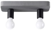 Sollux  SL.1157 - Bodové svietidlo TAVO 2xE27/15W/230V betón