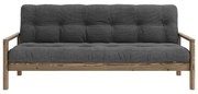 Čierno-antracitová rozkladacia pohovka 205 cm Knob – Karup Design