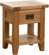 Nočný stolík so zásuvkou a poličkou, 45x35x59 cm