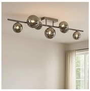 Brilagi - LED Prisadený luster MILLA 7xG9/3W/230V lesklý chróm/dymová