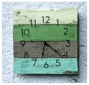 Hodiny z dreva, Nástenné hodiny drevené. Babičkyne hodiny alebo obraz  na stenu, darček nástenné dekorácie, drevené hod 12D40162 HEU-