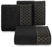 BAVLNENÝ UTERÁK LAYLA 30X50 CM ČIERNA