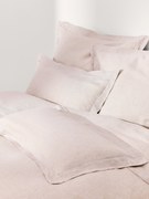 Ľanová obliečka na paplón's lemom Linna