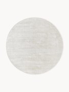 Okrúhly ručne tkaný koberec z viskózy Jane