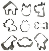 Set vykrajovačiek, 9 ks