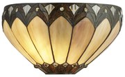 Tiffany svietidlo nástenné PEARL BEIGE