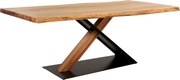 XXXLutz JEDÁLENSKÝ STÔL, akácia, čierna, farba akácie, 200/100/76 cm Linea Natura - Obývacie zostavy - 001630016001