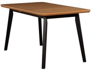 Rozkladací stôl ST41 140/180x80cm dub wotan/cierny