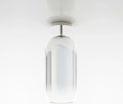 Artemide Gople stropné svietidlo, strieborné, E27, 500mm, design Big