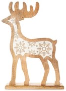 Vianočná dekorácia FIG 132 svetlohnedá / biela (2 ks)