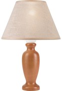Stolná lampa AMFORA 1xE27/60W/230V hnedá/buk