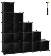 Úložný regál SONGMICS LPC44BK