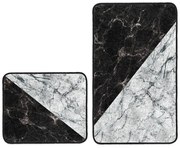 Čiernobiele kúpeľňové predložky v súprave 2 ks 60x100 cm - Mila Home